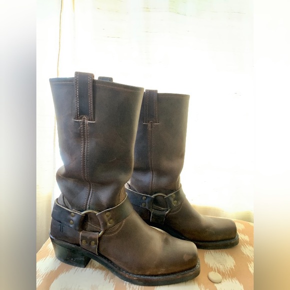 Vintage Frye Harness Boots - Picture 2 of 5